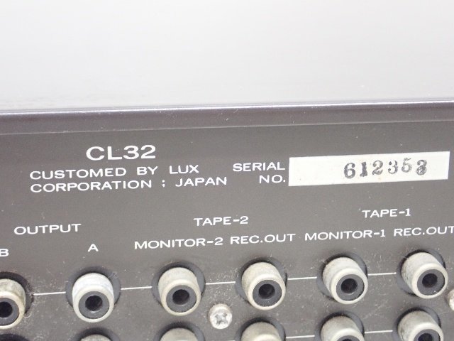 LUXMAN CL-32 CL32 ラックスマン 管球式プリアンプ コントロールアンプ ¶ 6CDE6-23_画像5