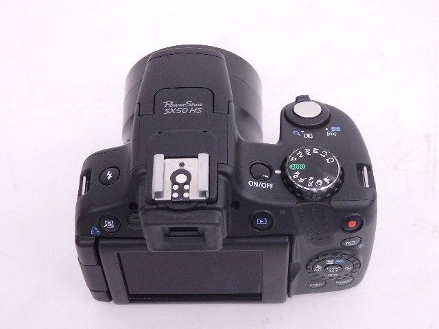 Canon/キヤノン コンパクトデジタルカメラ 光学50倍ズームレンズ搭載 PowerShot SX50 HS バッテリー2個・レンズフード付 ◆ 6CE9A-4_画像4