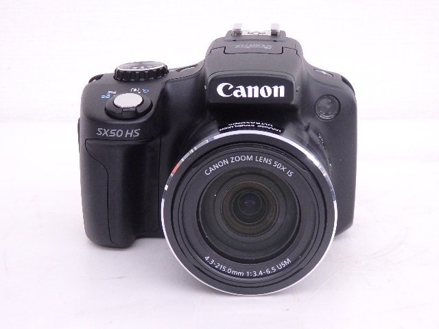 Canon/キヤノン コンパクトデジタルカメラ 光学50倍ズームレンズ搭載 PowerShot SX50 HS バッテリー2個・レンズフード付 ◆ 6CE9A-4_画像3