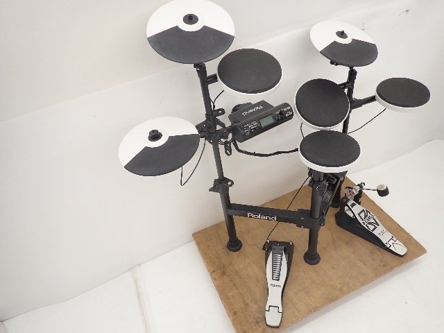 Roland ローランド TD-4 電子ドラム V-Drums TAMA HP-300 バスドラムペダル付 ∽ 6CF05-3_画像2