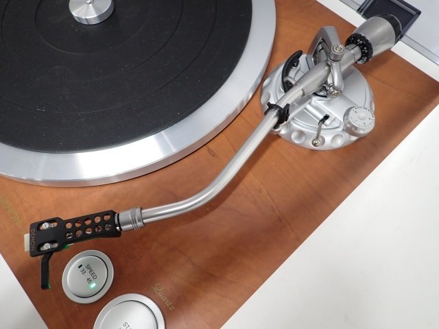 DENON DP-500M デノン デンオン ターンテーブル レコードプレーヤー 純正MMカートリッジ/シェル付 動作品 説明書付 ∬ 6CF73-2_画像3