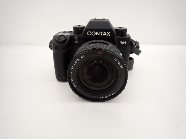 CONTAX コンタックス AF一眼レフカメラ N1 ボディ Carl Zeiss Vario-Sonnar T* 24-85mm F3.5-4.5/70-200mm F3.5-4.5付 ∽ 6C9D7-1_画像2