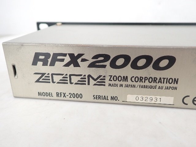 ZOOM デジタルリバーブ&マルチエフェクター RFX-2000 ズーム ▽ 6CF36-3_画像5