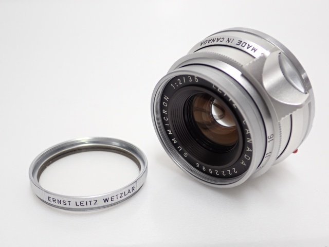 LEITZ CANADA LEICA SUMMICRON 35mm F2 第1世代 メガネ無し 8枚玉 1966年頃 ライツ ライカ ズミクロン Mマウントレンズ ∬ 6CE73-8_画像1