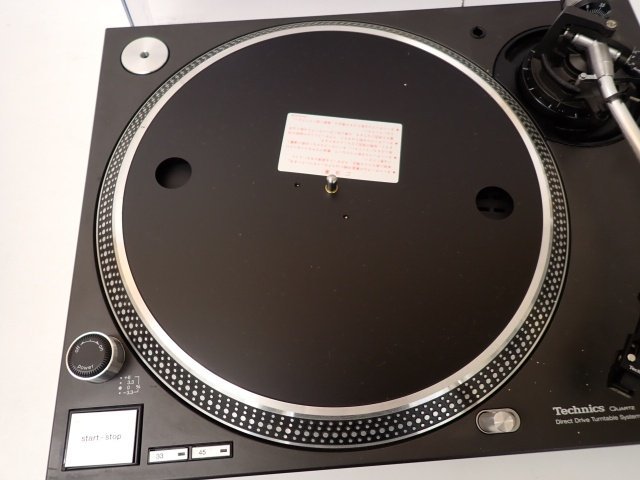 Technics テクニクス ダイレクトドライブレコードプレーヤー ターンテーブル SL-1200MK3D カートリッジ AT-DS3付き □ 6CFF0-1_画像2