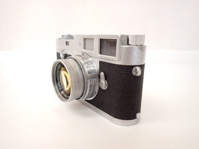 Leica ライカ レンジファインダーカメラ M2 前期型 1958年製 シルバークローム +単焦点レンズ Summicron 5cm F2 初代 沈胴 □ 6D042-29_画像3