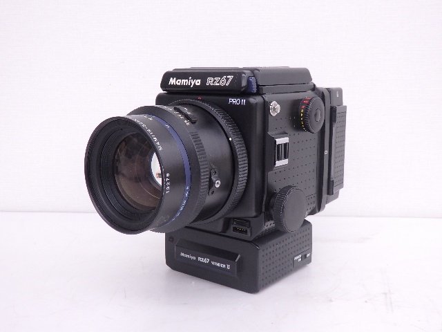 MAMIYA/マミヤ 6x7判一眼レフカメラ RZ67 PROII 65mm・150mm 2本 ワインダーII/フィルムマガジンx2・ポラロイドバック付 ◆ 6D156-1_画像2