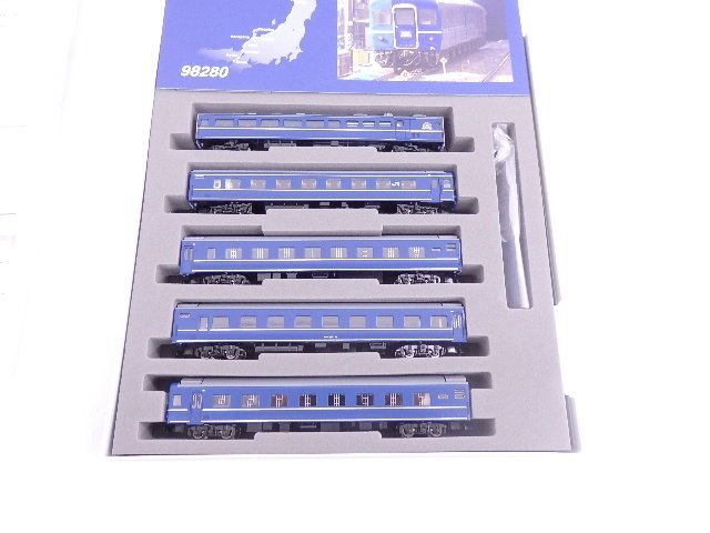 TOMIX/トミックス 鉄道模型 Nゲージ JR 24系25形 特急寝台客車 (日本海 JR西日本仕様) 基本セット(5両) 98280 ◆ 6D06E-17_画像4