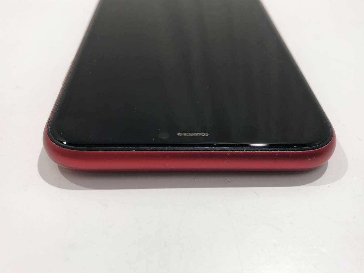 1円スタート 中古品 Apple iPhone11 64GB MWLV2J/A au 〇判定 ios16.5.1 SIMフリー バッテリー残量76％ レッド 動作確認済み_画像4