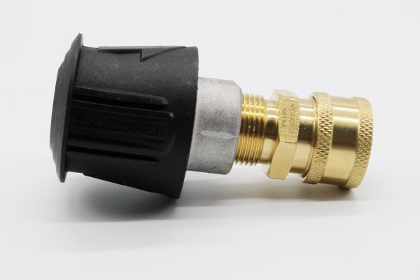 Karcher Quick Coupling+M22 14MMX3/8 Brass QC SET(ケルヒャークイックカップリング+14mm M22×3/8真鍮クイックカプラーセット)