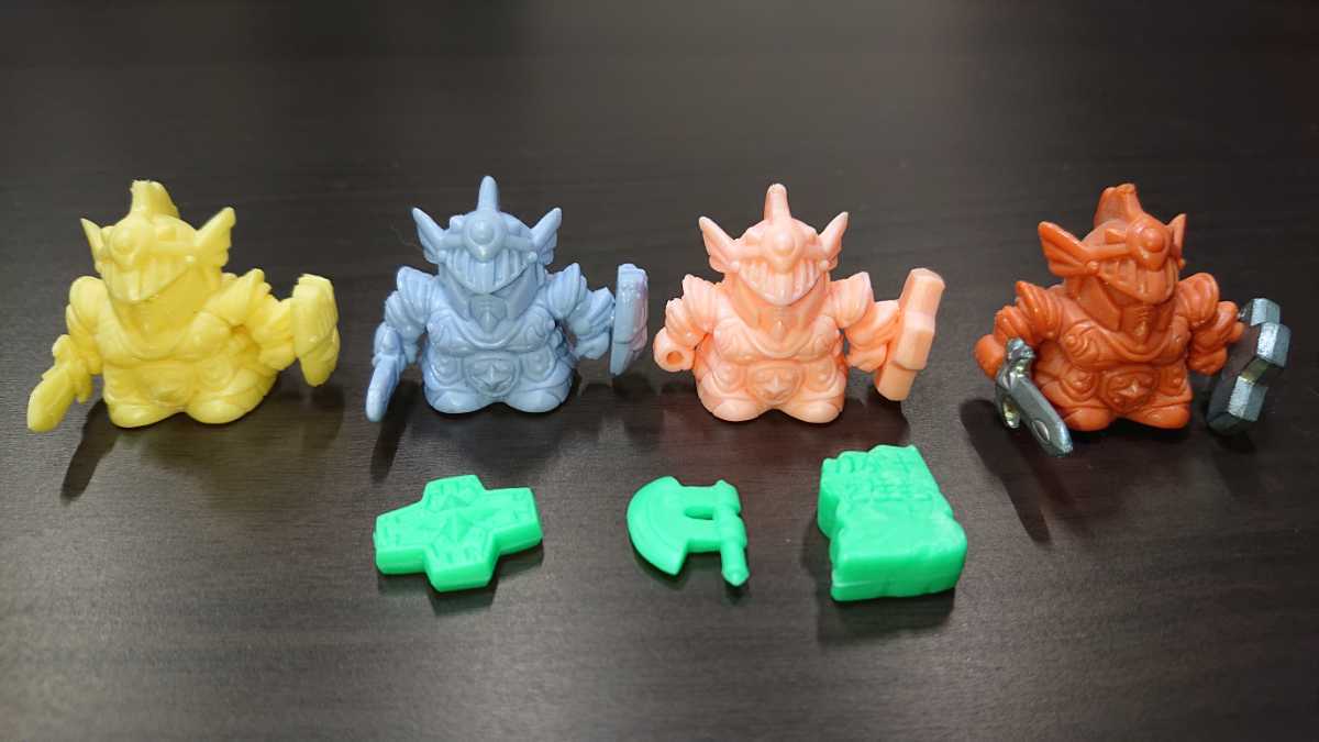ガン消し セット ガシャポン フルアーマーナイトガンダム 三種の ガン消し セット ガシャポン フルアーマーナイトガンダム 三種の