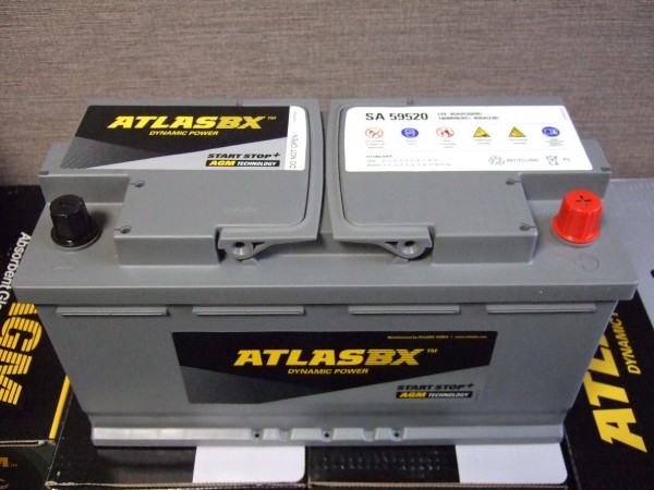  Atlas new goods battery AGM SA 59520 95Ah Benz S Class E Class CL( W140 W215 W216 ) (2001-2008) conform battery ATLAS BX