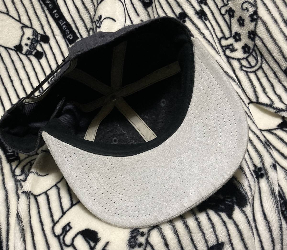 お手軽キャップ【H&M／エイチアンドエム】ツートーンカラースナップバック帽子CAP/フリーサイズ/男女OK/ユニセックス仕様_画像5