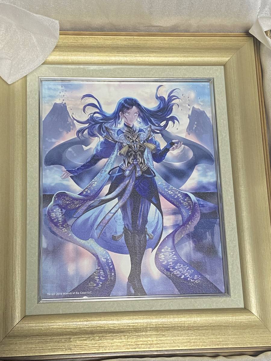 覆いを割く者、ナーセット キャンバスボード 額縁 セット Narset, Parter of Veils 灯争大戦 碧 風羽 キャンバスアート MTG マジック - 青 覆いを割く者、ナーセット キャンバスボード 額縁 セット Narset, Parter of Veils 灯争大戦 碧 風羽 キャンバスアート MTG マジック - 青
