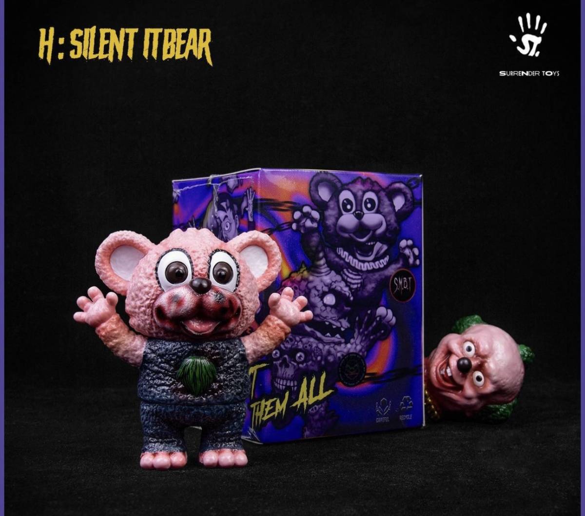 SurrenderToys SILENT ITBEAR Halloween Box ソフビ sofvi SurrenderToys SILENT ITBEAR Halloween Box ソフビ sofvi