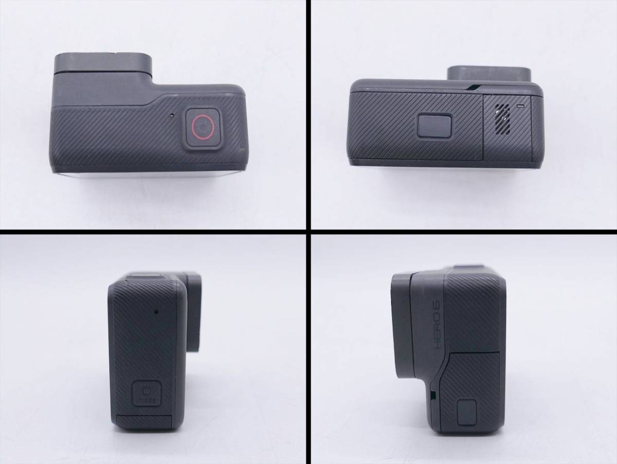 中古　本体良品　GoPro　HERO6　64GBマイクロSD　USBケーブル　保管ケース　その他付属品_画像4