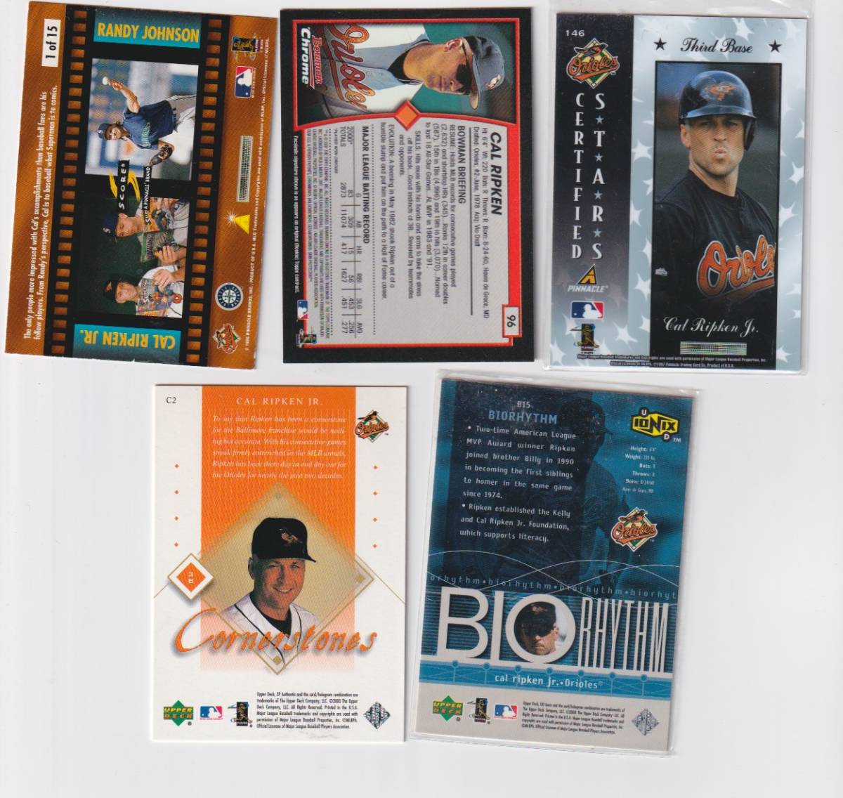 CAL RIPKEN Jr. カル・リプケン・Jr 　トレーディングカード　10枚セット　UPERDECK Bowman　533_画像4