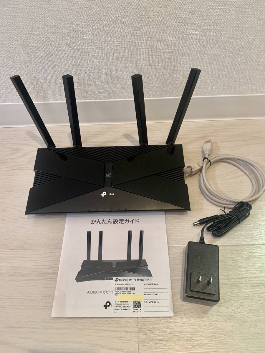 TP-Link WiFi 無線LAN ルーター dual band Wi-Fi6 11AX AX3000 2402 + 574MbpsArcher AX50/A iPhone_画像2