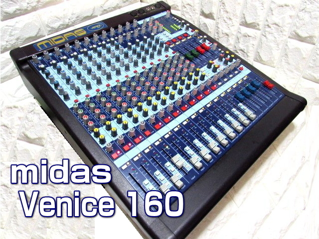 チェック済◇MIDAS VENICE 160 / アナログミキサー◇ そこそこ美品/ 出音良好_画像1