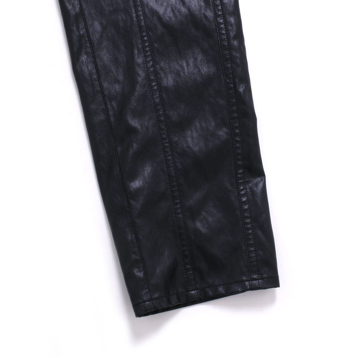 【タグ付・新品・定価67,100円】ISABEL MARANT ETOILE TESSINI TROUSER 36 ブラック イザベルマランエトワール フェイクレザー パンツ_画像6