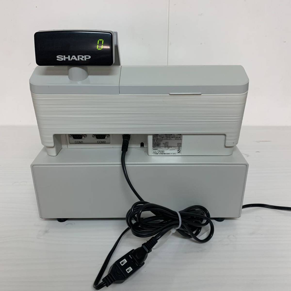 H55★ SHARP シャープ レジスター 電子レジスター XE-A407_画像8