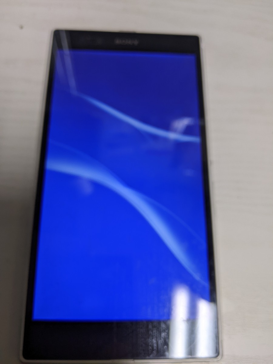 J1425 SIMフリー XPERIA Z Ultra C6833 SONY ソニー androidスマートフォン 動作未確認 現状品 JUNK 送料無料_画像2