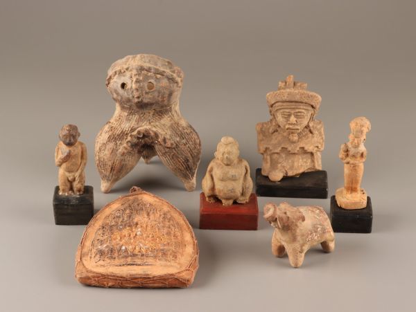 古美術 土器 発掘品 七点 時代物 極上品 初だし品 C3964