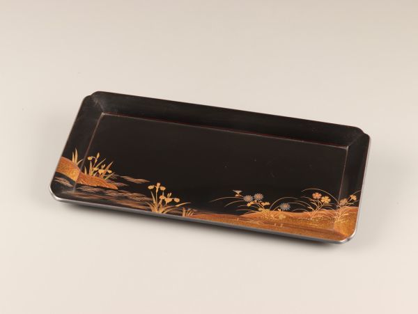 茶道具 木製漆塗 金蒔絵 平安象彦 煙草盆 時代物 極上品 初だし品 C3983_画像9