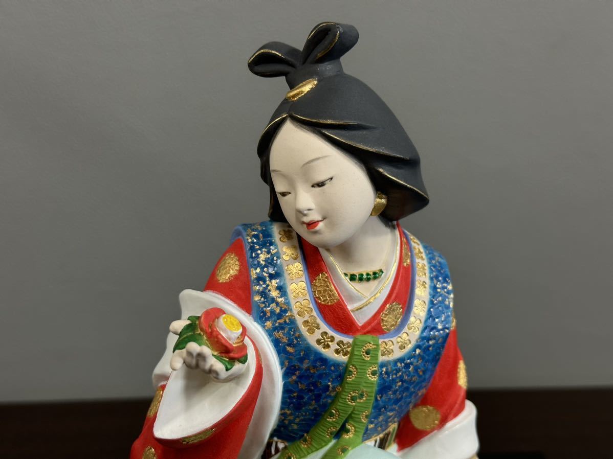 無形文化財保持者 伝統工芸士 川崎幸子作 「春の訪れ」 博多人形 無形文化財保持者 伝統工芸士 川崎幸子作 「春の訪れ」 博多人形
