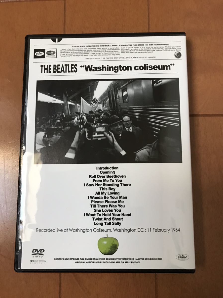  rare!the beatles*washington coliseum* Beatles *DVD* collector record * popular! valuable! rare! Junk!