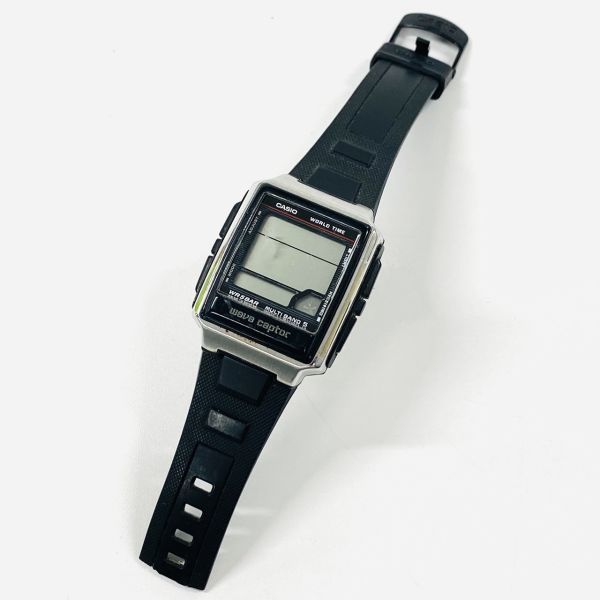 X633-Z10-238 ◎ CASIO カシオ wave ceptor ウェーブセプター WV-59J ソーラー電池 電波時計 デジタル マルチバンド5 メンズ 腕時計 時計④_画像5