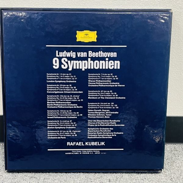 Y215-Z14-25 BEETHOVEN.9 SYMPHONIEN. KUBELIK クーベリック/ベートーヴェン交響曲 レコード ケース付き クラシック 昭和レトロ 音楽 LP ②_画像2