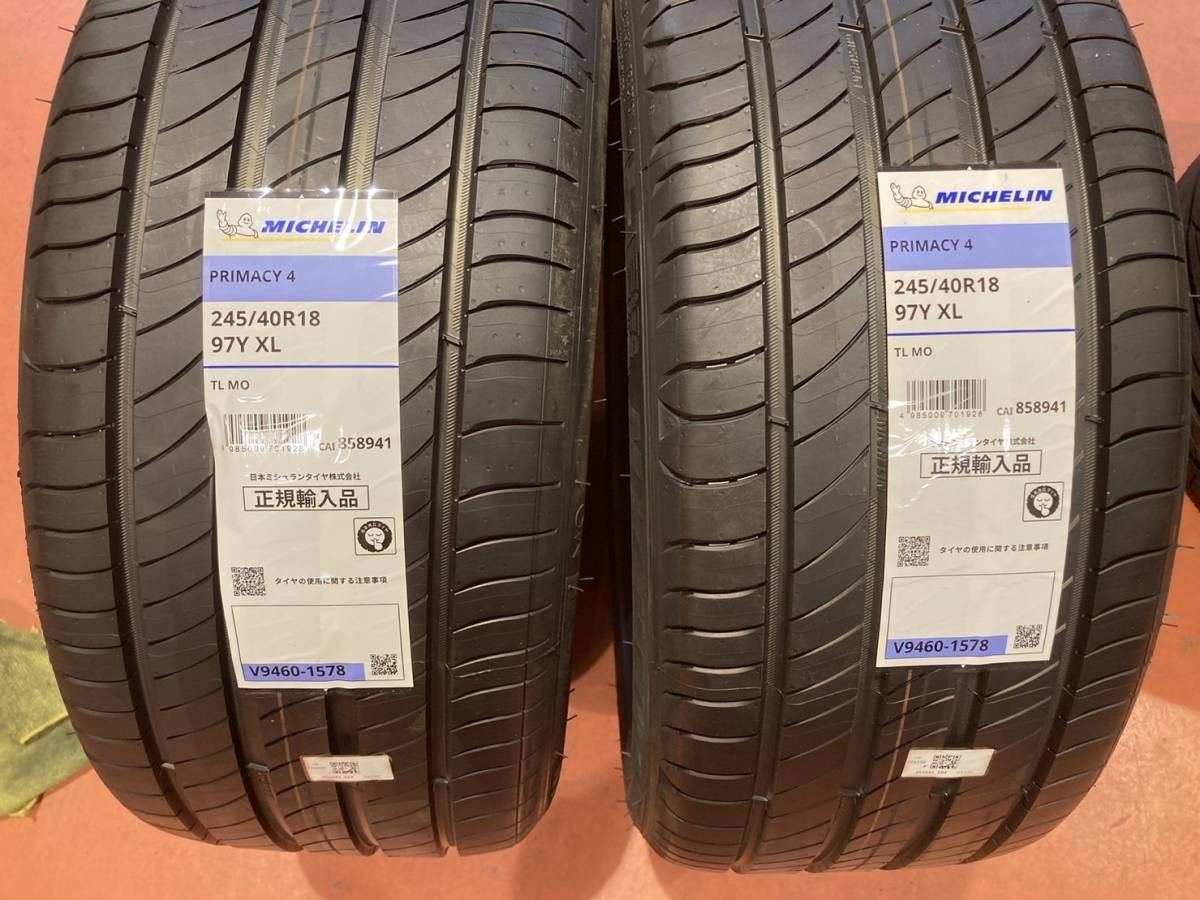 ミシュラン タイヤ PRIMACY4 プライマシー4 245/40R18 97Y XL MO 正規輸入品 未使用 ２本セット_画像1