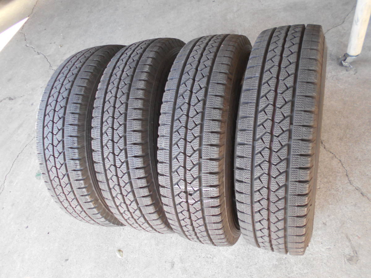 K481 195/80R15 107/105L 195/80-15 LT 中古4本 スタッドレス BS_画像1