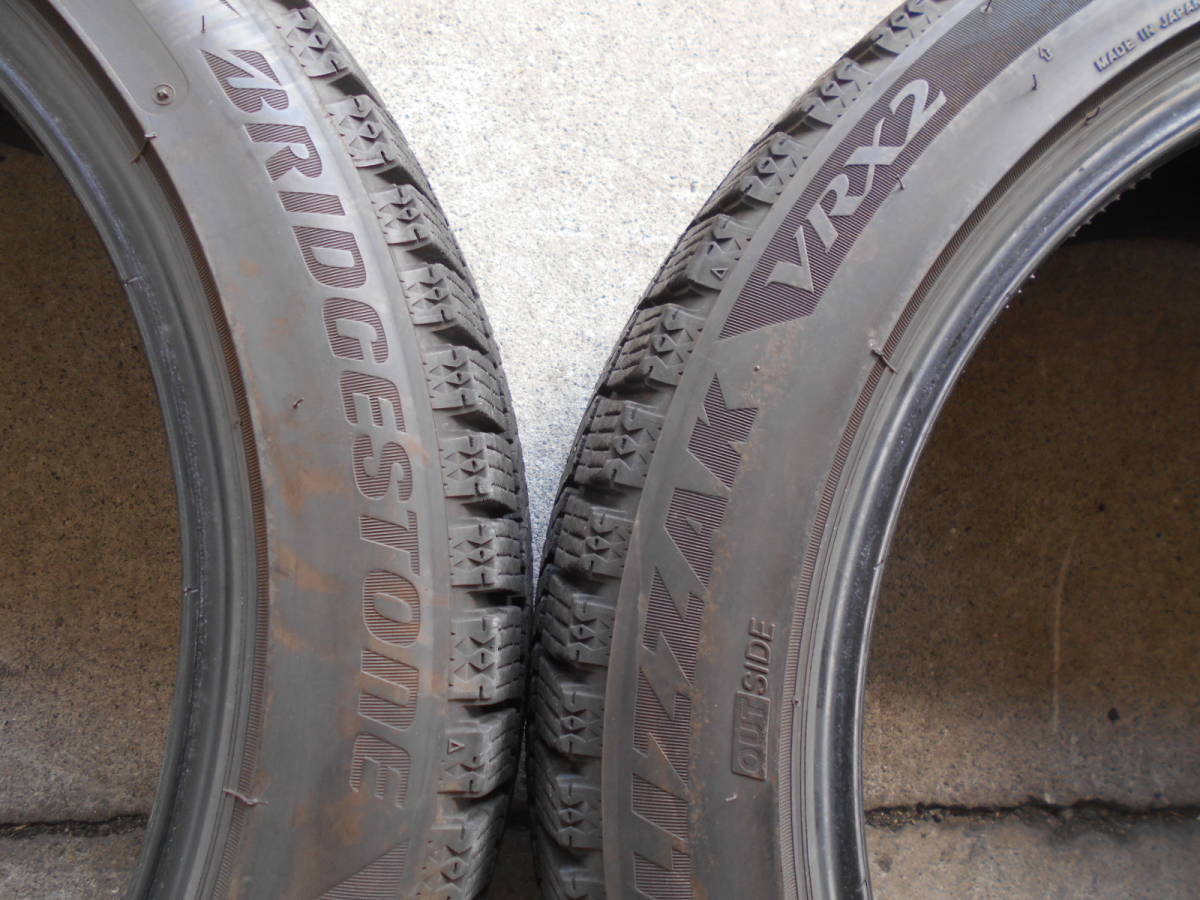 K508 225/45R18 225/45-18 225-45-18 中古2本 BLIZZAK VRX2 の画像7