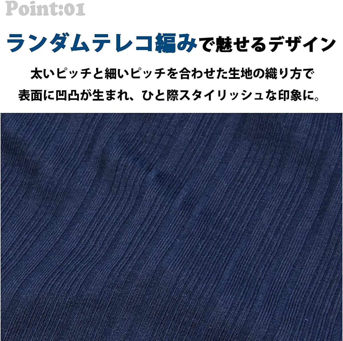 長袖 綿 ニット テーラードジャケット 紺/3L 伸縮 ストレッチ カジュアル スーツ サマージャケット 春 夏 GOLF ゴルフ テレワーク_画像7