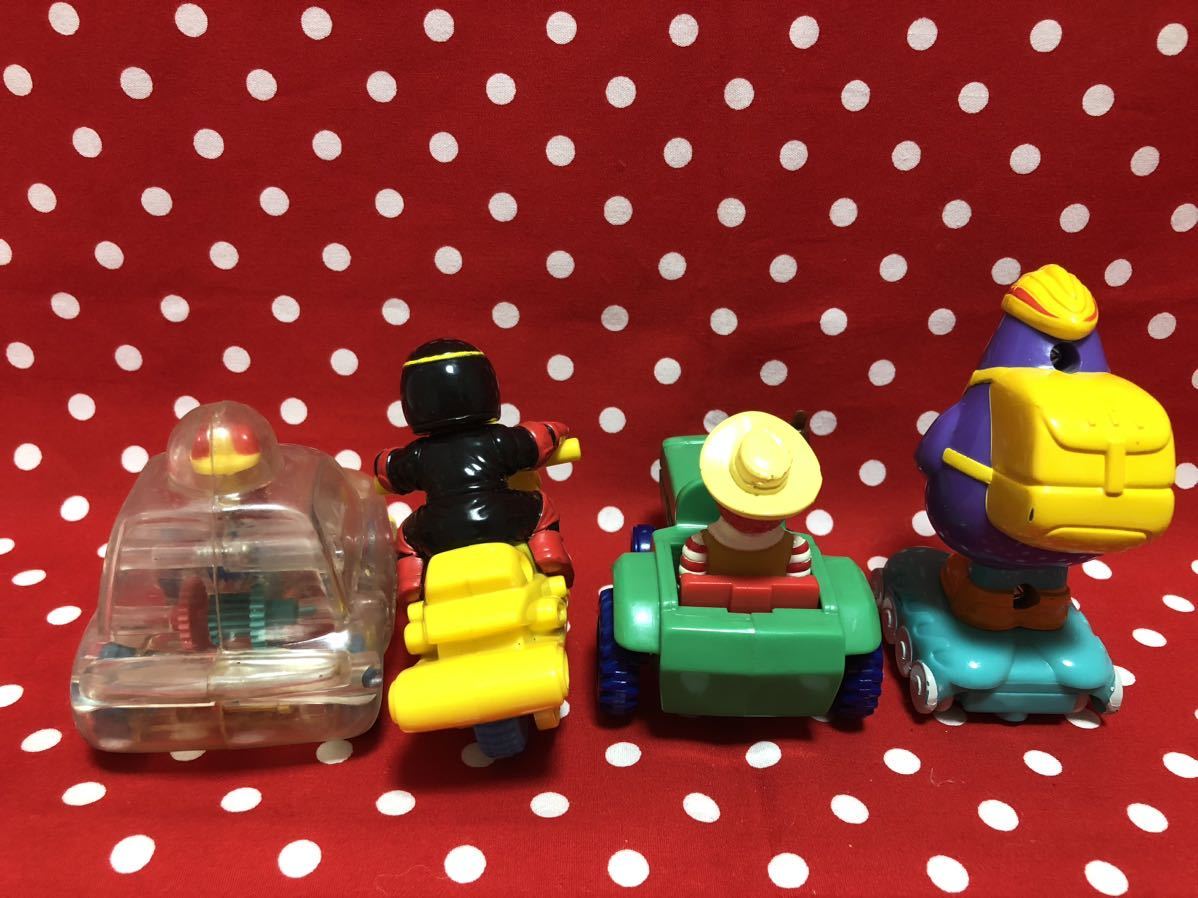  McDonald's toy ronarudo Hamburglar Grimace Birdie car bike Donald mi-ru toy Ame toy abroad happy set 