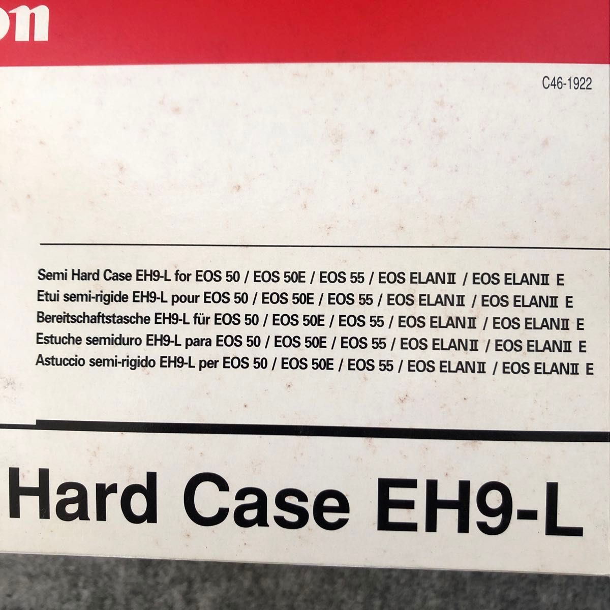 Canon EH9-L セミハードケースとレンズケース