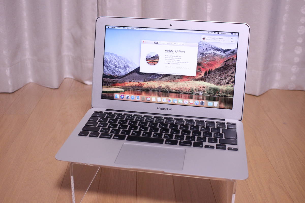 MacBook Air ［MC969J/A］ Mid 2011モデル 11インチ A1370 Core i5 1.6GHz メモリ4GB SSD128GB_画像1