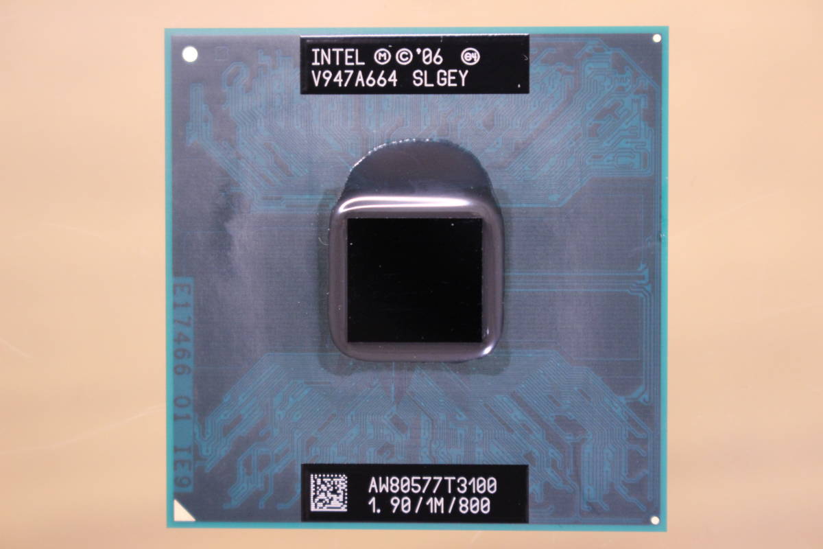 CPU Intel Celeron T3100 1.90GHz SLGEY PGA478 動作確認済み_画像1