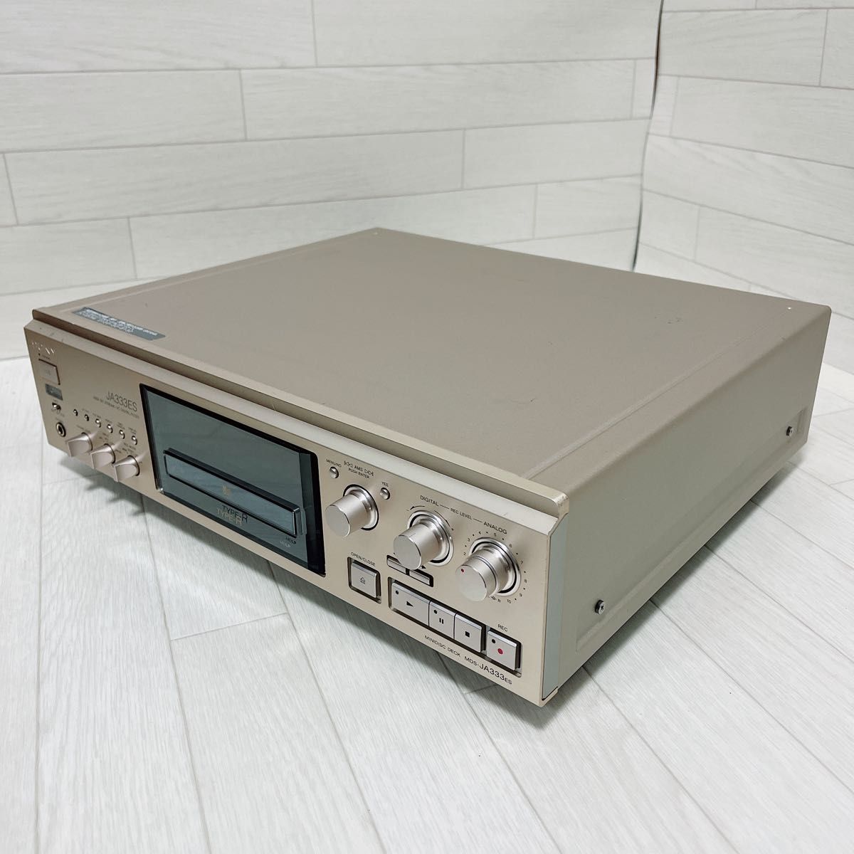 SONY MDデッキ MDS-JA333ES リモコン取説付き 高級 動作品 SONY MDデッキ MDS-JA333ES リモコン取説付き 高級 動作品
