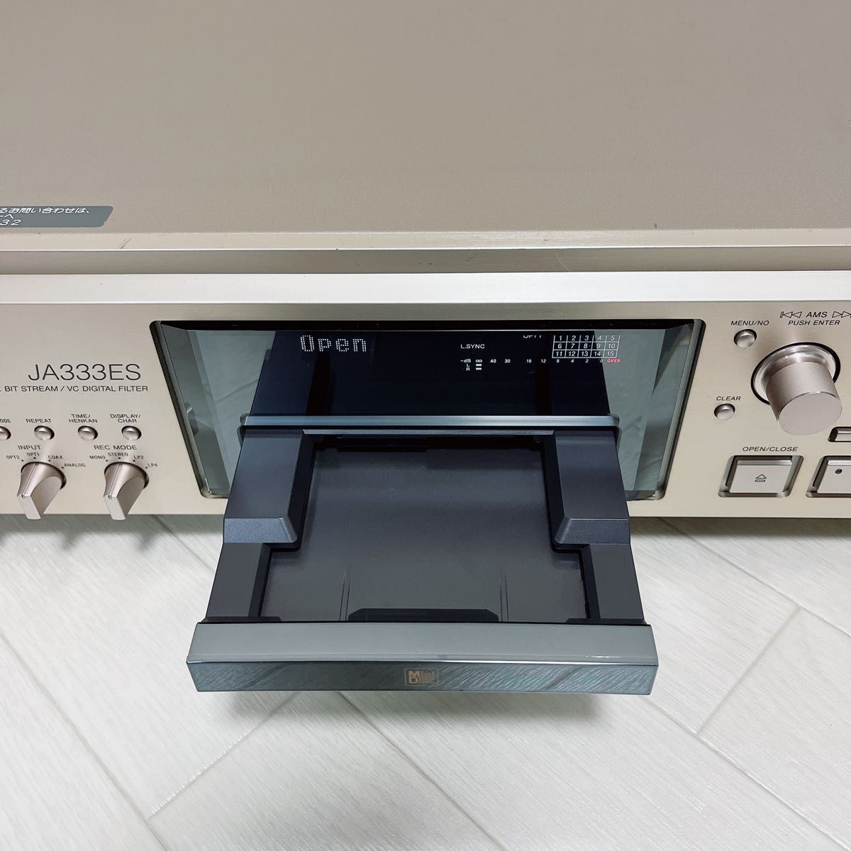 SONY MDデッキ MDS-JA333ES リモコン取説付き 高級 動作品 SONY MDデッキ MDS-JA333ES リモコン取説付き 高級 動作品