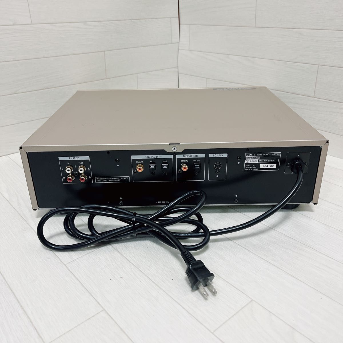 SONY MDデッキ MDS-JA333ES リモコン取説付き 高級 動作品 SONY MDデッキ MDS-JA333ES リモコン取説付き 高級 動作品