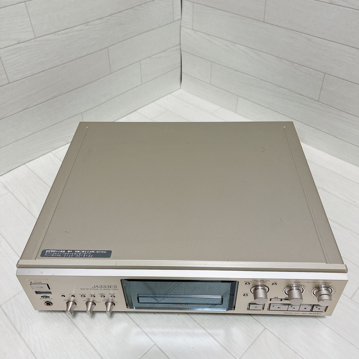 SONY MDデッキ MDS-JA333ES リモコン取説付き 高級 動作品 SONY MDデッキ MDS-JA333ES リモコン取説付き 高級 動作品