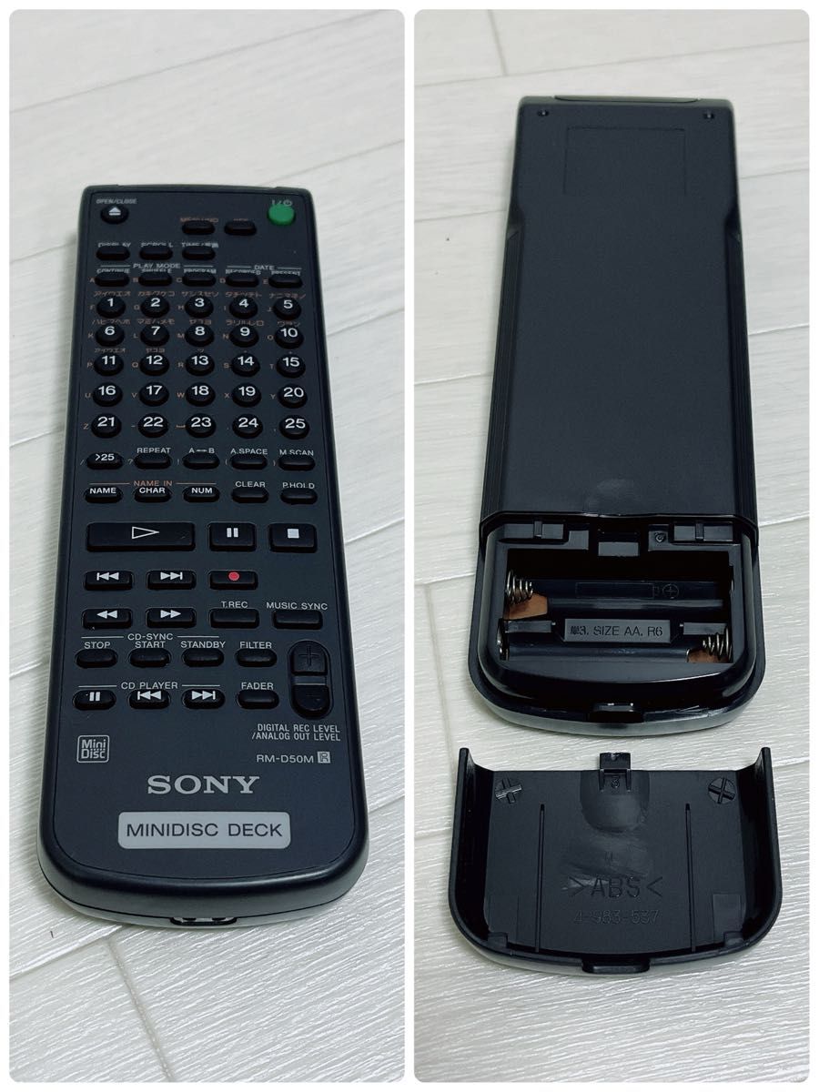 SONY MDデッキ MDS-JA333ES リモコン取説付き 高級 動作品 SONY MDデッキ MDS-JA333ES リモコン取説付き 高級 動作品