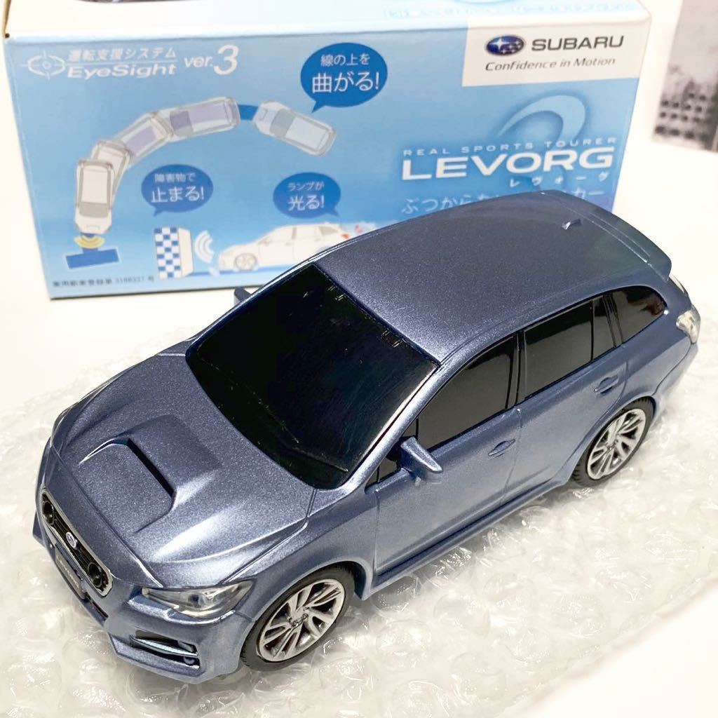 スバル レヴォーグ ぶつからない!? ミニカー ブルー 進撃の巨人 コラボ ステッカー付 モデルカー レボーグ 限定品 #2 【SUBARU/LEVORG】_画像1