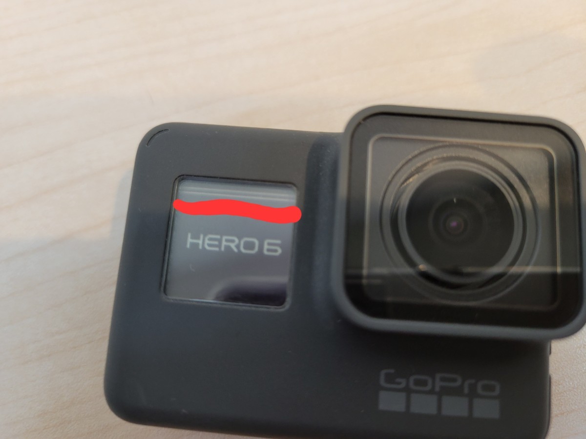 GoPro HERO6 BLACK ウェアラブルカメラ ビデオカメラ ゴープロヒーロー6 ※サブ液晶に線ありの画像2