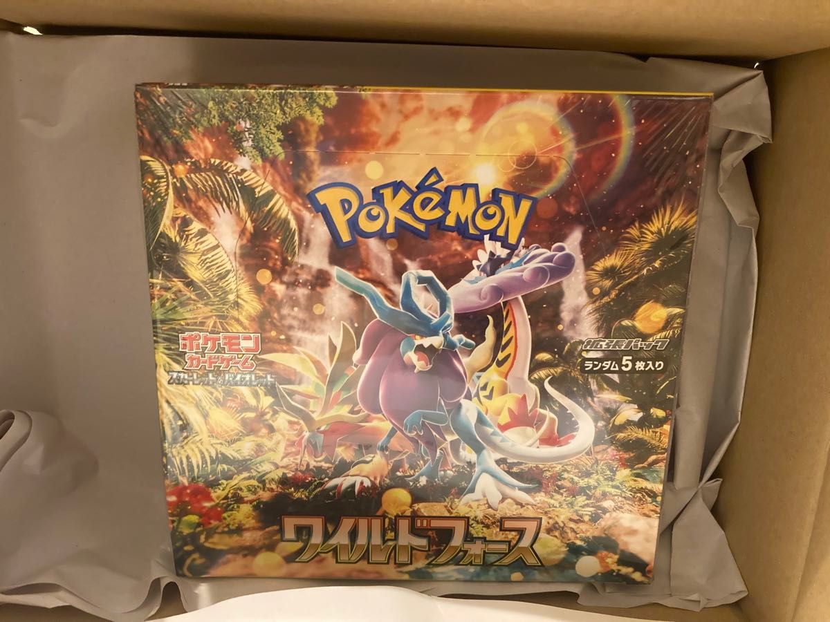 ワイルドフォース 1box シュリンク付 ポケセン産 新品未開封 ポケモンカードゲーム