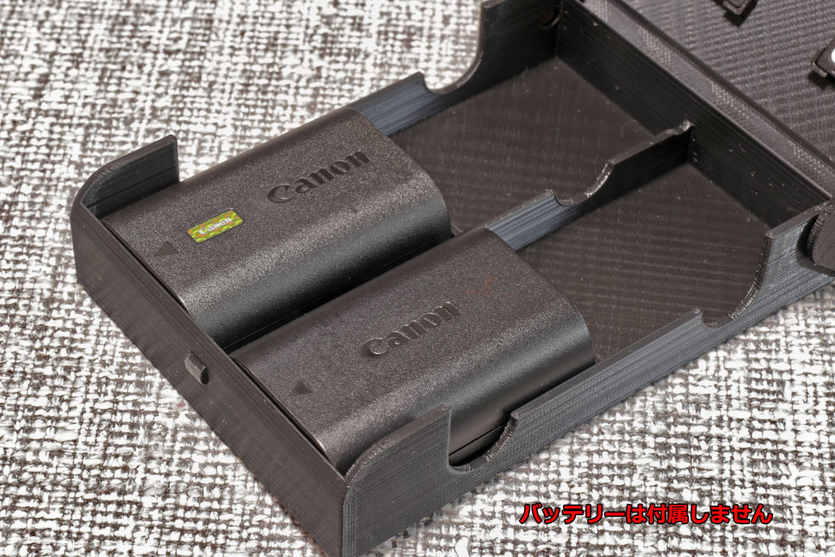 Canon　キャノン LP-E6 バッテリーケース　バッテリー SDカード　4個収納　ミラーレス　一眼レフ　EOS　R R6 R5 _画像2