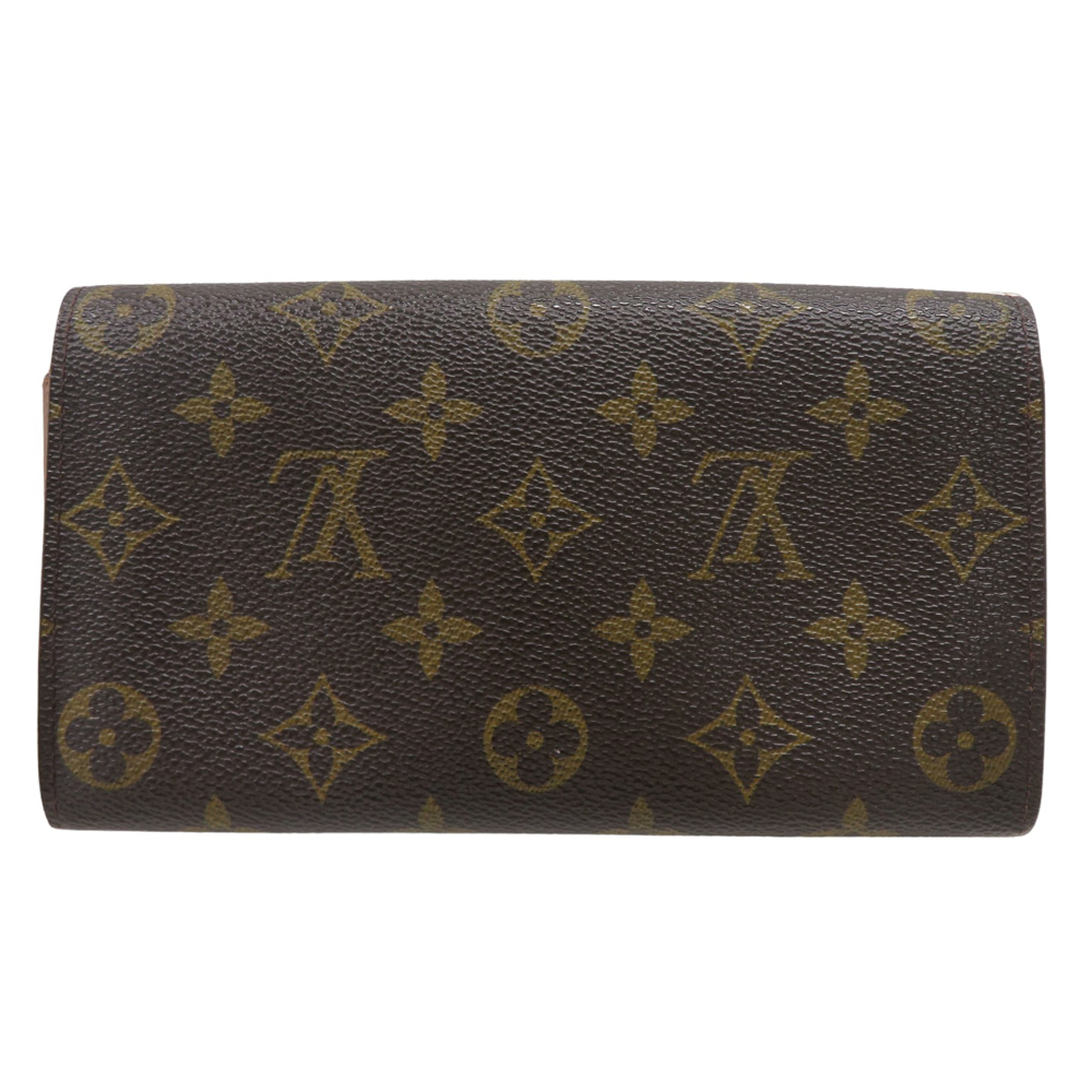 LOUIS VUITTON ルイ ヴィトン M61725/CA0917 ポシェット ポルトモネクレ 長財布 モノグラム柄 ブラウン系 [240101052232] レディース_画像2